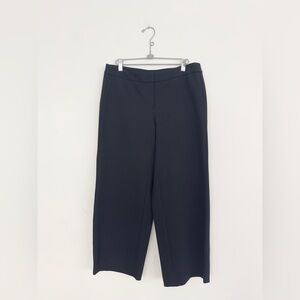 J.Jill Ponte Knit Front-Zip Pants – Black – EUC